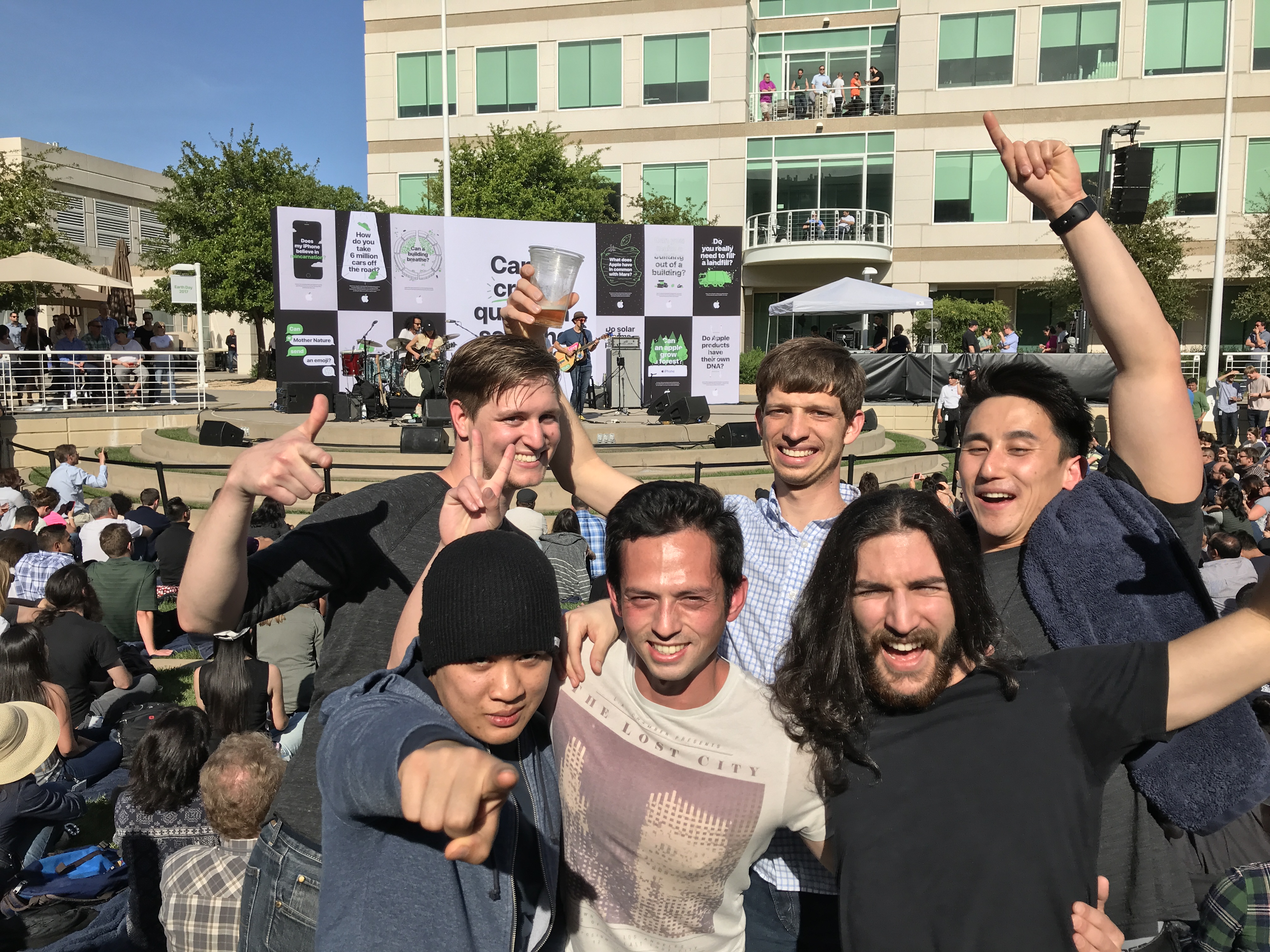 Apple Beer Bash with team